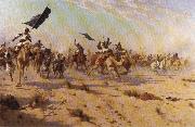 R. Talbot Kelly The Flight of the Khalifa oil painting picture wholesale